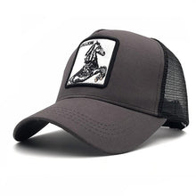 Load image into Gallery viewer, Fashion Embroidery Animal Baseball Caps Men Breathable Mesh Snapback Caps Unisex Sun Hat For Women bone Casquette Hip Hop cap