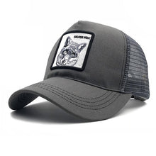 Load image into Gallery viewer, Fashion Embroidery Animal Baseball Caps Men Breathable Mesh Snapback Caps Unisex Sun Hat For Women bone Casquette Hip Hop cap