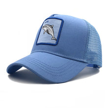 Load image into Gallery viewer, Fashion Embroidery Animal Baseball Caps Men Breathable Mesh Snapback Caps Unisex Sun Hat For Women bone Casquette Hip Hop cap