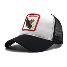 Load image into Gallery viewer, Fashion Embroidery Animal Baseball Caps Men Breathable Mesh Snapback Caps Unisex Sun Hat For Women bone Casquette Hip Hop cap