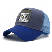 Load image into Gallery viewer, Fashion Embroidery Animal Baseball Caps Men Breathable Mesh Snapback Caps Unisex Sun Hat For Women bone Casquette Hip Hop cap