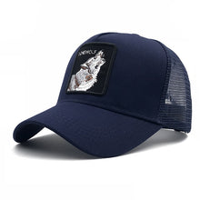 Load image into Gallery viewer, Fashion Embroidery Animal Baseball Caps Men Breathable Mesh Snapback Caps Unisex Sun Hat For Women bone Casquette Hip Hop cap