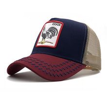 Load image into Gallery viewer, Fashion Embroidery Animal Baseball Caps Men Breathable Mesh Snapback Caps Unisex Sun Hat For Women bone Casquette Hip Hop cap