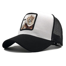 Load image into Gallery viewer, Fashion Embroidery Animal Baseball Caps Men Breathable Mesh Snapback Caps Unisex Sun Hat For Women bone Casquette Hip Hop cap