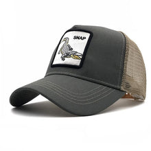 Load image into Gallery viewer, Fashion Embroidery Animal Baseball Caps Men Breathable Mesh Snapback Caps Unisex Sun Hat For Women bone Casquette Hip Hop cap