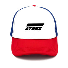 Load image into Gallery viewer, fashion hat ATEEZ band printing net cap baseball cap Men and women Summer Trend Cap New Youth sun hat Beach Visor hat