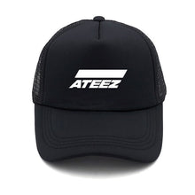 Load image into Gallery viewer, fashion hat ATEEZ band printing net cap baseball cap Men and women Summer Trend Cap New Youth sun hat Beach Visor hat