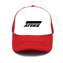 Load image into Gallery viewer, fashion hat ATEEZ band printing net cap baseball cap Men and women Summer Trend Cap New Youth sun hat Beach Visor hat