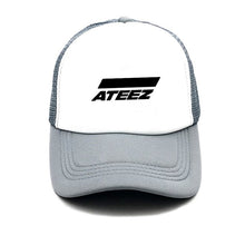 Load image into Gallery viewer, fashion hat ATEEZ band printing net cap baseball cap Men and women Summer Trend Cap New Youth sun hat Beach Visor hat