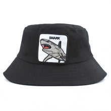 Load image into Gallery viewer, 2019 New Fashion Harajuku Bucket Hat Men Women Hip Hop Cap Animal Shark Embroidery chapeau Bob Hat