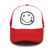 Load image into Gallery viewer, Punk Rock NIRVANA Rock Cap Hat Summer Cool Mesh Caps NIRVANA Punk Cool Fans Summer Baseball Mesh Net Trucker Caps Hat