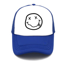 Load image into Gallery viewer, Punk Rock NIRVANA Rock Cap Hat Summer Cool Mesh Caps NIRVANA Punk Cool Fans Summer Baseball Mesh Net Trucker Caps Hat