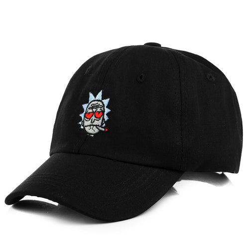 The New US Animation Rick Caps Dad Hat Rick and Morty Hats Adjustable Casquette High Quality Cotton Baseball Cap Bone Snapback