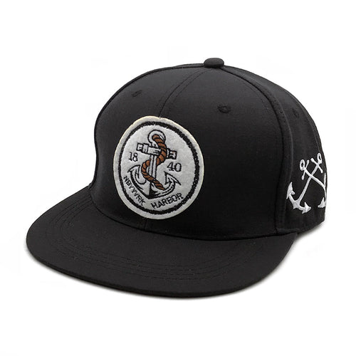2019 anchor patch bone snapback 1840 new york harbor hiphop baseball cap fashion casquette adjustable hat gorras for women men