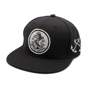 2019 anchor patch bone snapback 1840 new york harbor hiphop baseball cap fashion casquette adjustable hat gorras for women men
