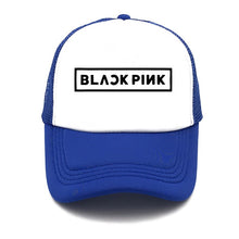 Load image into Gallery viewer, Spring new BLACK PINK Letters Print solid color simple baseball net cap outdoor sunscreen casual funny lady cap truck driver cap