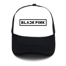 Load image into Gallery viewer, Spring new BLACK PINK Letters Print solid color simple baseball net cap outdoor sunscreen casual funny lady cap truck driver cap