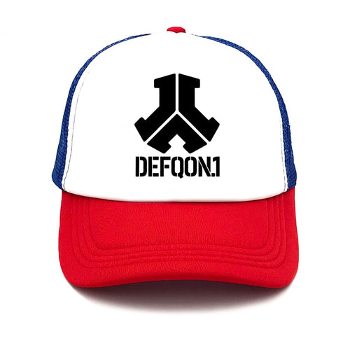 2019 New Fashion Defqon.1 Rock Band summer women baseball Cap men  Casual Hip Hop Mens Snapback Mesh Hat truck driver