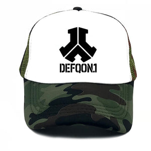 2019 New Fashion Defqon.1 Rock Band summer women baseball Cap men  Casual Hip Hop Mens Snapback Mesh Hat truck driver