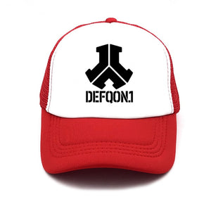 2019 New Fashion Defqon.1 Rock Band summer women baseball Cap men  Casual Hip Hop Mens Snapback Mesh Hat truck driver
