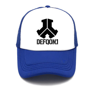 2019 New Fashion Defqon.1 Rock Band summer women baseball Cap men  Casual Hip Hop Mens Snapback Mesh Hat truck driver