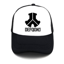 Load image into Gallery viewer, 2019 New Fashion Defqon.1 Rock Band summer women baseball Cap men  Casual Hip Hop Mens Snapback Mesh Hat truck driver