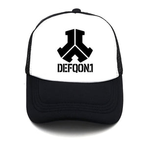 2019 New Fashion Defqon.1 Rock Band summer women baseball Cap men  Casual Hip Hop Mens Snapback Mesh Hat truck driver