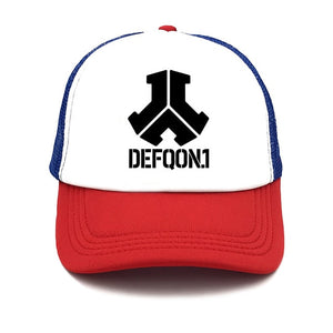 2019 New Fashion Defqon.1 Rock Band summer women baseball Cap men  Casual Hip Hop Mens Snapback Mesh Hat truck driver