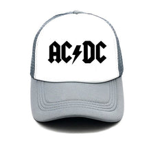 Load image into Gallery viewer, Men Women Cool Trucker Mesh Caps ACDC Band Rock Fans Cap AC/DC Rock Band Caps AC DC Heavy Metal Rock Music Fans Cap Hat