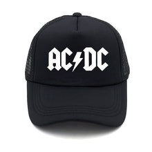Load image into Gallery viewer, Men Women Cool Trucker Mesh Caps ACDC Band Rock Fans Cap AC/DC Rock Band Caps AC DC Heavy Metal Rock Music Fans Cap Hat