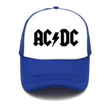 Load image into Gallery viewer, Men Women Cool Trucker Mesh Caps ACDC Band Rock Fans Cap AC/DC Rock Band Caps AC DC Heavy Metal Rock Music Fans Cap Hat