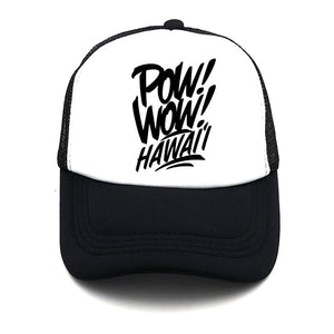 New pow wow hawaii Cap Summer letter baseball cap For Men Hats Women Snapback Caps For Adult Net Sun Hat casquette