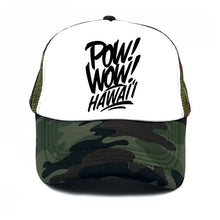 Load image into Gallery viewer, New pow wow hawaii Cap Summer letter baseball cap For Men Hats Women Snapback Caps For Adult Net Sun Hat casquette