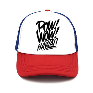 New pow wow hawaii Cap Summer letter baseball cap For Men Hats Women Snapback Caps For Adult Net Sun Hat casquette