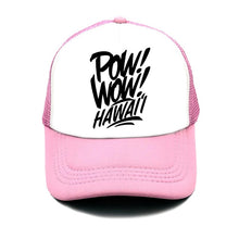 Load image into Gallery viewer, New pow wow hawaii Cap Summer letter baseball cap For Men Hats Women Snapback Caps For Adult Net Sun Hat casquette