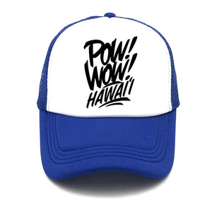New pow wow hawaii Cap Summer letter baseball cap For Men Hats Women Snapback Caps For Adult Net Sun Hat casquette
