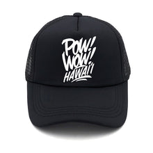 Load image into Gallery viewer, New pow wow hawaii Cap Summer letter baseball cap For Men Hats Women Snapback Caps For Adult Net Sun Hat casquette