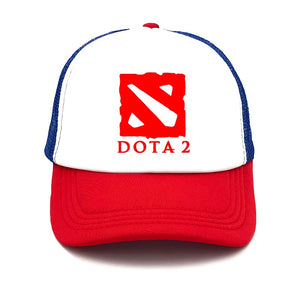 2019 New game Dota2 pattern printing net cap baseball cap Men and women Summer snapbacks Cap New Youth sun hat Beach Visor