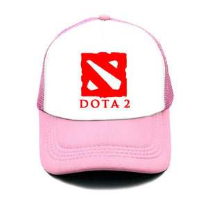 2019 New game Dota2 pattern printing net cap baseball cap Men and women Summer snapbacks Cap New Youth sun hat Beach Visor