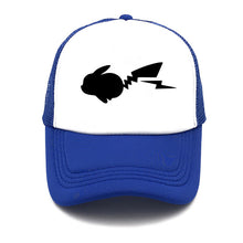 Load image into Gallery viewer, Summer new Pokemon baseball net cap anime Pika ladies outdoor leisure sunscreen cute cap truck driver cap