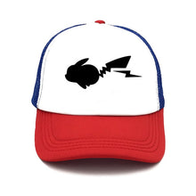 Load image into Gallery viewer, Summer new Pokemon baseball net cap anime Pika ladies outdoor leisure sunscreen cute cap truck driver cap