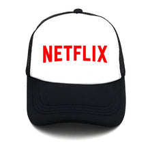 Load image into Gallery viewer, New Fashion NETFLIX Baseball Cap Summer Unisex Printed Mesh Net Trucker Letter woman&#39;s hat Sports outdoor sun hat