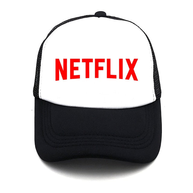 New Fashion NETFLIX Baseball Cap Summer Unisex Printed Mesh Net Trucker Letter woman's hat Sports outdoor sun hat