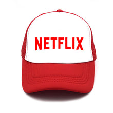 Load image into Gallery viewer, New Fashion NETFLIX Baseball Cap Summer Unisex Printed Mesh Net Trucker Letter woman&#39;s hat Sports outdoor sun hat