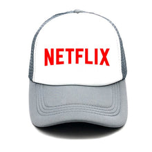 Load image into Gallery viewer, New Fashion NETFLIX Baseball Cap Summer Unisex Printed Mesh Net Trucker Letter woman&#39;s hat Sports outdoor sun hat