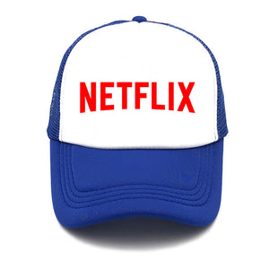 New Fashion NETFLIX Baseball Cap Summer Unisex Printed Mesh Net Trucker Letter woman's hat Sports outdoor sun hat