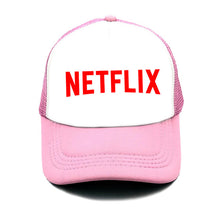 Load image into Gallery viewer, New Fashion NETFLIX Baseball Cap Summer Unisex Printed Mesh Net Trucker Letter woman&#39;s hat Sports outdoor sun hat