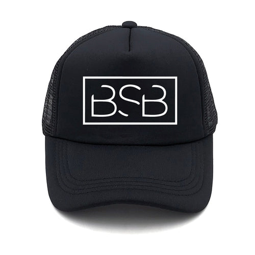 new fashion BSB Logo Printing summer net cap truck driver women men baseball cap snapback hat Youth sun hat Beach Visor hat