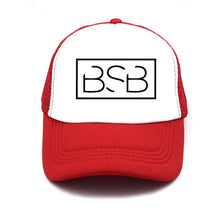 Load image into Gallery viewer, new fashion BSB Logo Printing summer net cap truck driver women men baseball cap snapback hat Youth sun hat Beach Visor hat