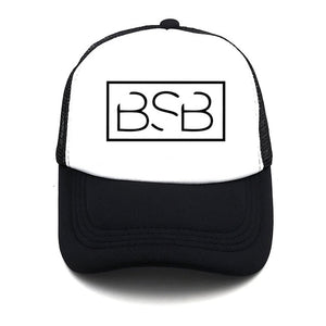 new fashion BSB Logo Printing summer net cap truck driver women men baseball cap snapback hat Youth sun hat Beach Visor hat